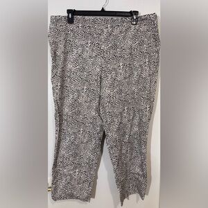Rachel Zoe Monochrome Cropped Pants